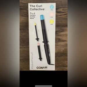 Conair The Curl Collective 3-in-1 Ceramic Curling Wand